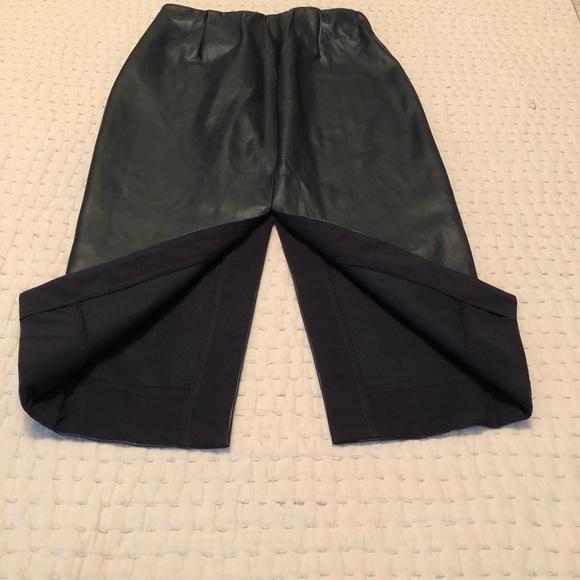 ***NOT FOR SALE****Babaton aritzia black double slit jax pleather high rise - Picture 6 of 8